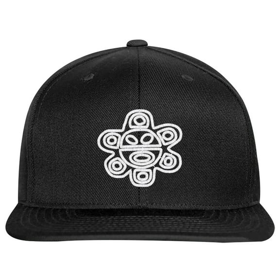 Embroidered Puerto Rican Taino SUN Logo-EM-0033-Black
