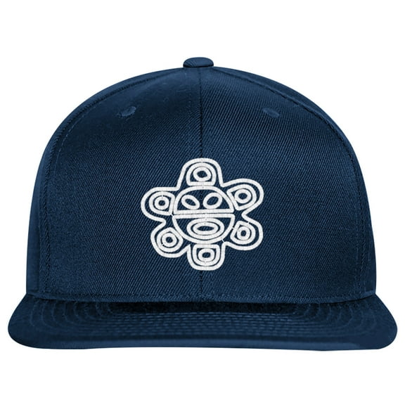 Embroidered Puerto Rican Taino SUN Logo-EM-0033-Navy
