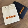 thumbnail image 1 of Embroidered Pumpkin Sweatshirt, 1 of 1