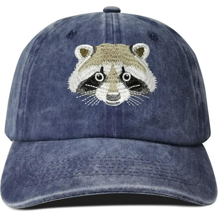 Embroidered Raccoon Hats
