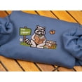 thumbnail image 1 of Embroidered Raccoon Sweatshirt: Bookish Library Crewneck, 1 of 4