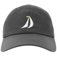 thumbnail image 1 of Embroidered SailBoat, Mainsail and Geneo Sailing Logo, Adjustable Baseball Cap-EM-0050-Gray, 1 of 2