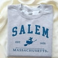 thumbnail image 1 of Embroidered Salem Massachusetts Halloween Sweatshirt, 1 of 1