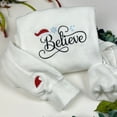 thumbnail image 1 of Embroidered Santa Sweatshirt, 1 of 3
