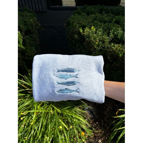 Embroidered Sardines Sweatshirt