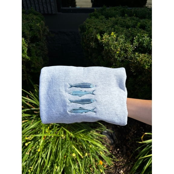 Embroidered Sardines Sweatshirt
