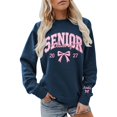 thumbnail image 1 of Embroidered Senior Sweatshirt Class of 2027, Senior Graduation Back to School Gifts Long Sleeve Cute Tops Oversized Pullover Fall Outfits, 1 of 6