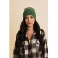 thumbnail image 1 of Embroidered Smiley Face Ribbed Knit Beanie, 1 of 11