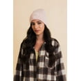 thumbnail image 1 of Embroidered Smiley Face Ribbed Knit Beanie, 1 of 11
