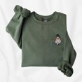 thumbnail image 1 of Embroidered Spooky Ghost Cat Sweatshirt, 1 of 3