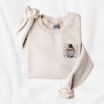 thumbnail image 1 of Embroidered Spooky Ghost Cat Sweatshirt, 1 of 3