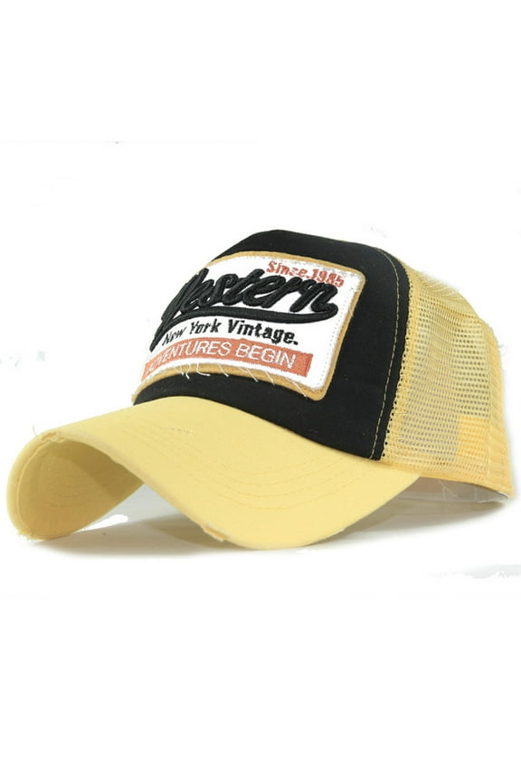 Embroidered Summer Cap Mesh Hats For Men Women Casual Hats Hop Baseball Caps