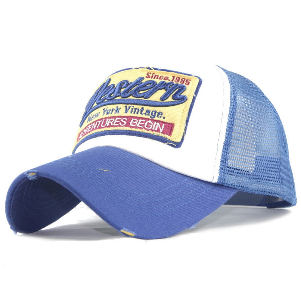 Embroidered Summer Cap Mesh Hats For Men Women Casual Hats Hop