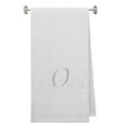 thumbnail image 1 of Embroidered Terry Cotton Bath Towel for Bath, Shower, Cover up Towel for Swimming Pool, Spa Fitness and Beach - 35 x 65 inches - White Color Towel - Silver Script Initial O, 1 of 5