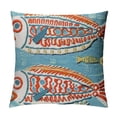 thumbnail image 1 of Embroidered Throw Pillow Cover Decorative Square Cushion Cases for Home Sofa Bed and Chair Inch (Red ), 1 of 5