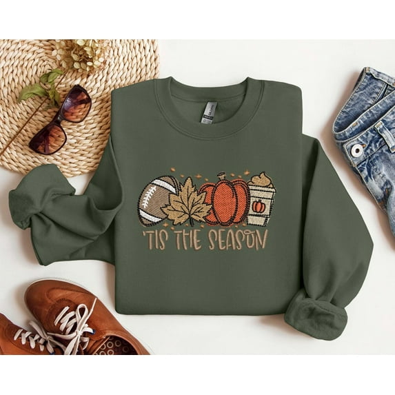Embroidered Tis The Season Shirt