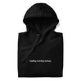 thumbnail image 1 of Embroidered Unisex Hoodie: Healing Hurting Human - Mental Health Gift, 1 of 4