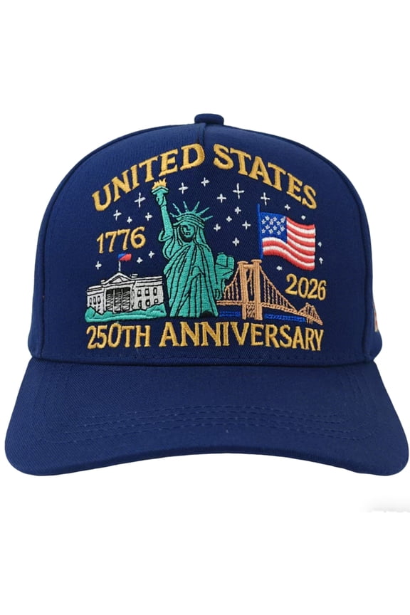 Embroidered United States 250th Anniversary Hat