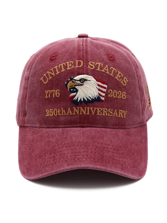 Embroidered United States 250th Anniversary Hat