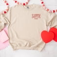 thumbnail image 1 of Embroidered Varsity Love Vibes | Sweatshirt, 1 of 3