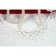 thumbnail image 1 of Embroidered Venise Lace Trim Black White Green Gray Pink Ivory Gold by 2 Yard (White), 1 of 2