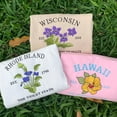 thumbnail image 1 of Embroidered Wisconsin Wood Violet State Sweatshirt, 1 of 2