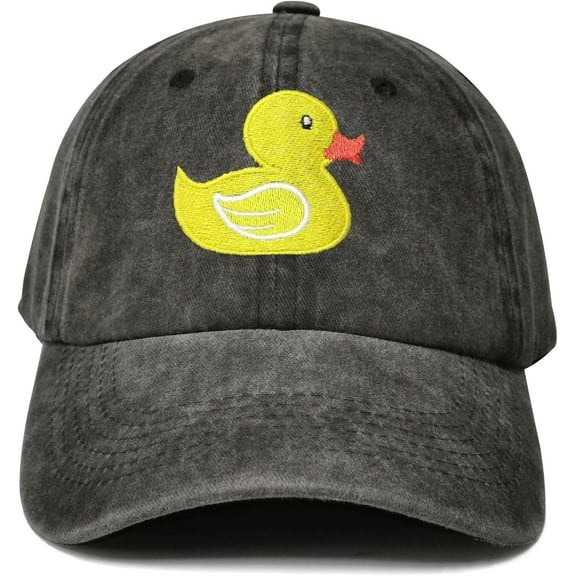 Embroidered Yellow Duck Baseball Hats for Men & Women