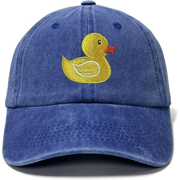 Embroidered Yellow Duck Baseball Hats for Men & Women