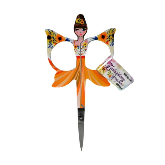 Embroidery Angels 4 Inch Scissors Yellow