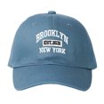 thumbnail image 1 of Embroidery BROOKLYN NEW YORK Baseball Cap Unisex Outdoor Soft Crown Dad Hat Sun Protection Blue, 1 of 3