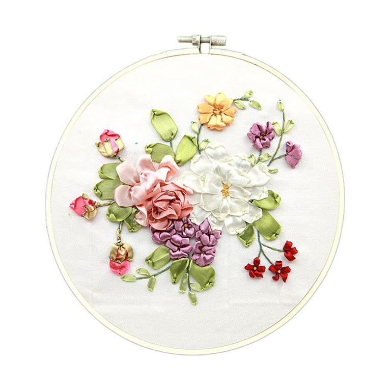 Embroidery Kit Floral Pattern Floral Kit DIY Floral Embroidery How