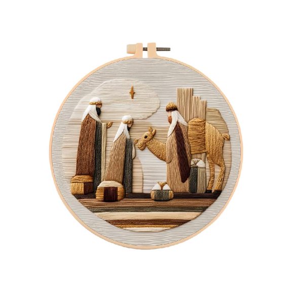 Embroidery Craft Set For Holiday Decoration And Giving