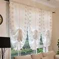 thumbnail image 1 of Embroidery Curtain Roller Blinds Roman Curtain Door Curtain Partition Window Screen 2.5m x 0.8m, 1 of 1