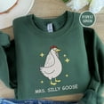 thumbnail image 1 of Embroidery Design File: Mrs. Silly Goose Bride Embroidery, Married Couple Matching, Bride To Be Funny Goose Lover,Wedding Gift, Gift Couple., 1 of 4