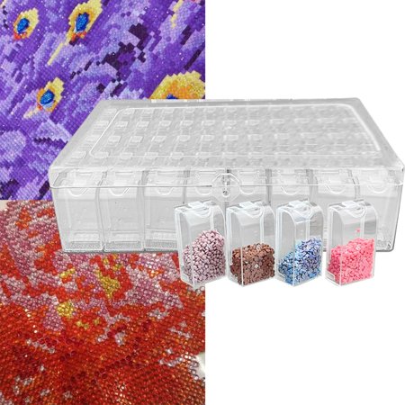 Embroidery Diamond Bead Storage Container Case Container Bead Storage Containers Set for Jewellery DIY Crafts Nail Art Fishing s Beads