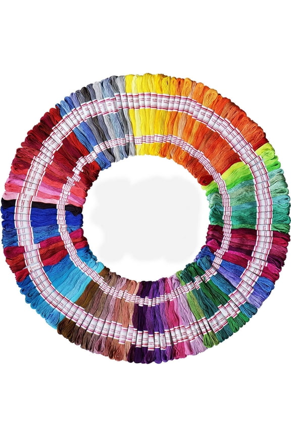 Embroidery Floss 100 Sewing skeins 100% Egyptian long-staple cotton Cross Stitch Threads -Friendship Bracelets String -Mercerized Crafts Floss total 800M 8M/pc