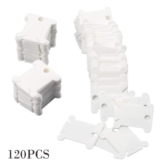 Embroidery Floss Bobbins 120 PC Buy It Embroidery Thread Organizer Embroidery Floss Cards Plastic Bobbins White Blue Green Pink Available
