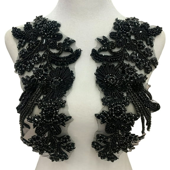 Embroidery Flower Applique Garment Decoration Sewing On Accessories for Stage Performers Gown Ethnic Costume Applique