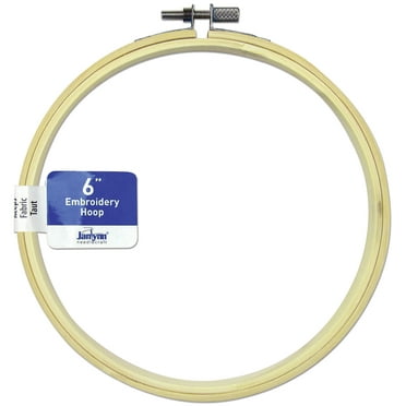 Janlynn Wood Embroidery Hoop 6"-natural