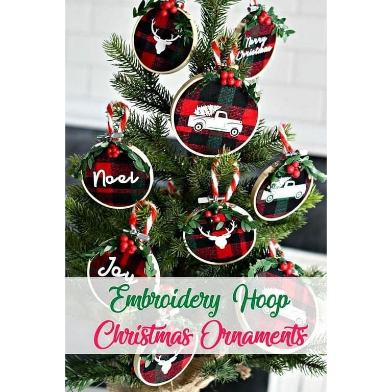 Embroidery Hoop Ornaments 