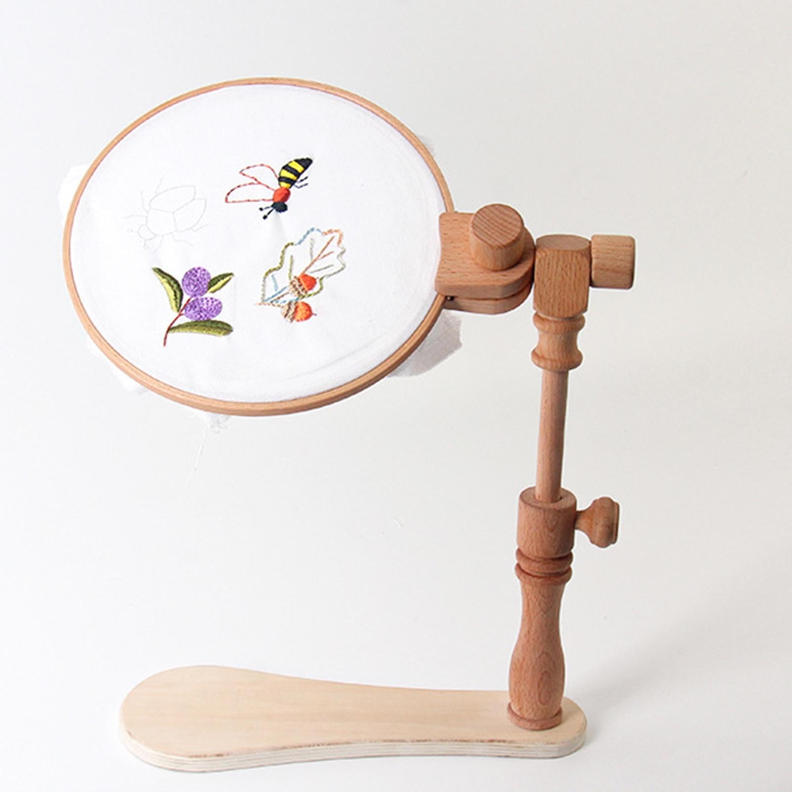 Embroidery Hoop Holder Rack 360 Degree Rotation Embroidery Hoop Cross Stitch, Basic Style
