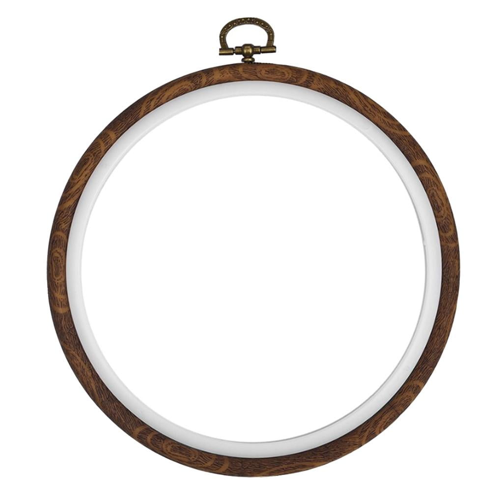 Square/Round Large Wooden Embroidery Hoop - 16.75 x 14