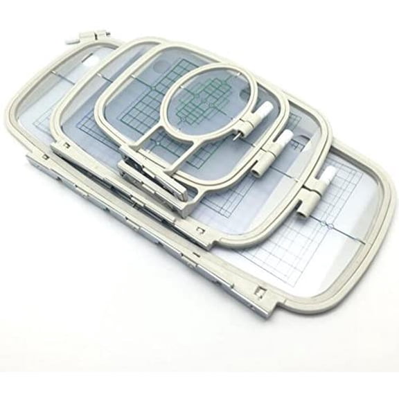 Embroidery Hoops 4 in 1 Set for Brother PE800 SE1900 PE770 780D PE700 PC6500 Brother Innovis 1250 700 Babylock Embroidery Machine Hoop