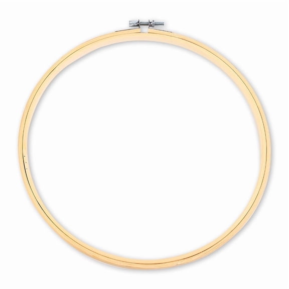 Embroidery Hoops Bamboo Circle Cross Stitch Hoop Ring for Embroidery and Cross Stitch Antique White 107mm Inner Diameter: 95mm