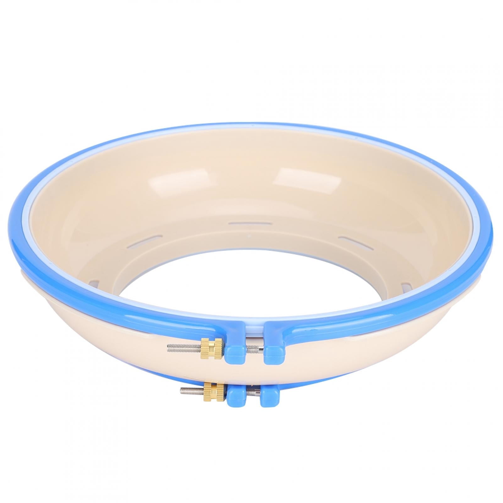 Embroidery Hoops, Plastic Embroidery Hoops, 2Pcs Embroidery Hoops Circle Crossstitch Ring Plastic Frame 1 Pc Embroidery Hoop Stand For Craft Sewing,With Gold Eye Embroidery , Embroidery Hoop