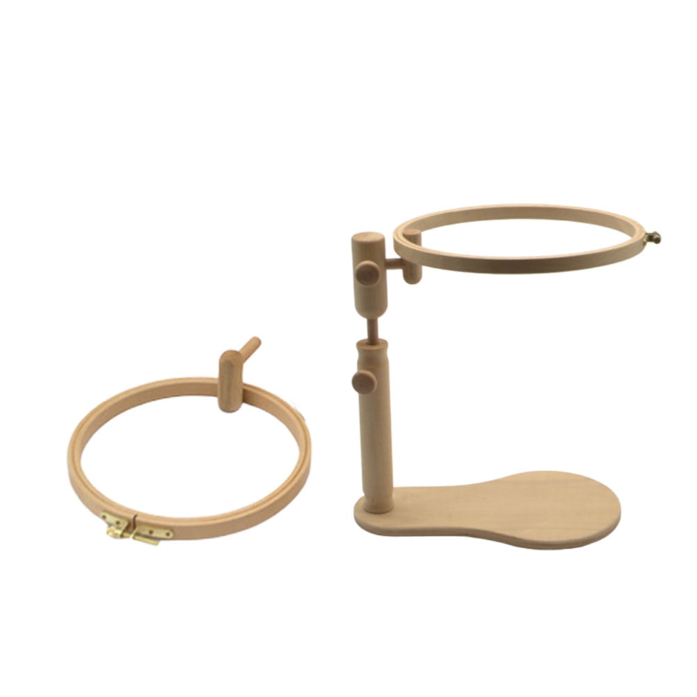 Embroidery Kit for Beginners Handmade Tool Round Rotary Needlework