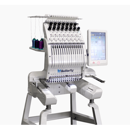 Embroidery Machine Butterfly Mini LITE, Single-Head, 15-Needle