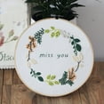 thumbnail image 1 of Embroidery Material Kit + 1 Embroidery Hoop,Embroidery Cross Stitch Kit Set For Beginners-Handmade Embroidery Diy Craft, 1 of 2
