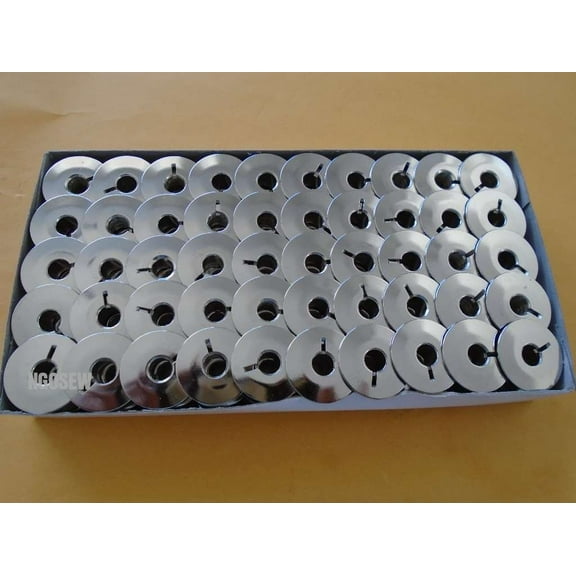 Embroidery Metal Bobbins For Brother PR620, PR600II, PR650, PQ1300, PQ1500 Machines - 30pcs