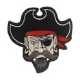 thumbnail image 1 of Embroidery Pirate Patches Backpack Clothes Sticker Iron on Badge Motocycle Ride Applique 1 Piece, 1 of 6
